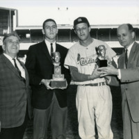 Robert Morris Receiving Stan Musial Award